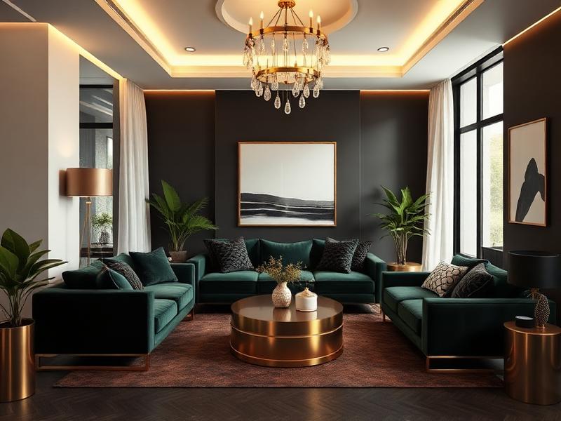Luxury interior design visualization